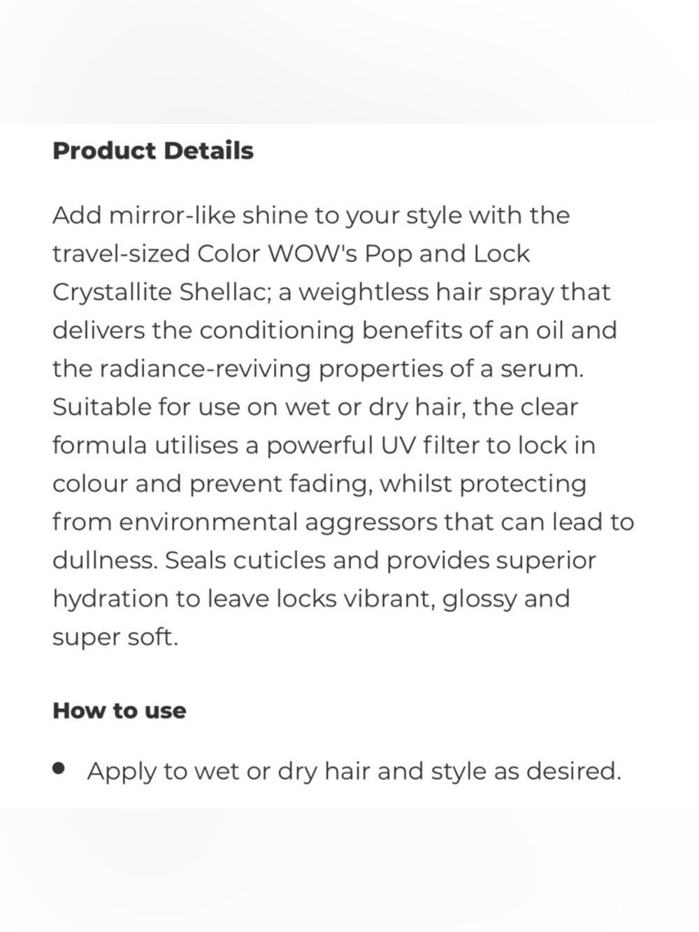 Nwt- Color WOW- Pop & Lock High Gloss Finish-Travel Size- 0.4 oz 12ml - Picture 4 of 5